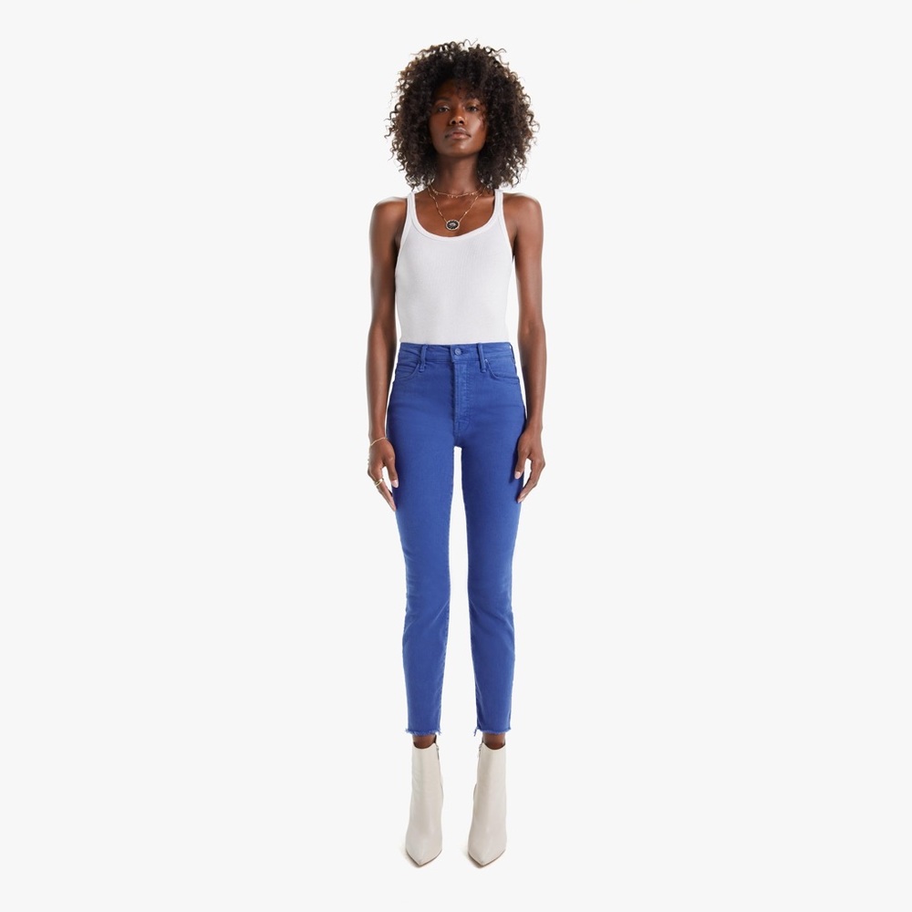 Mother The Stunner Ankle Fray Jeans